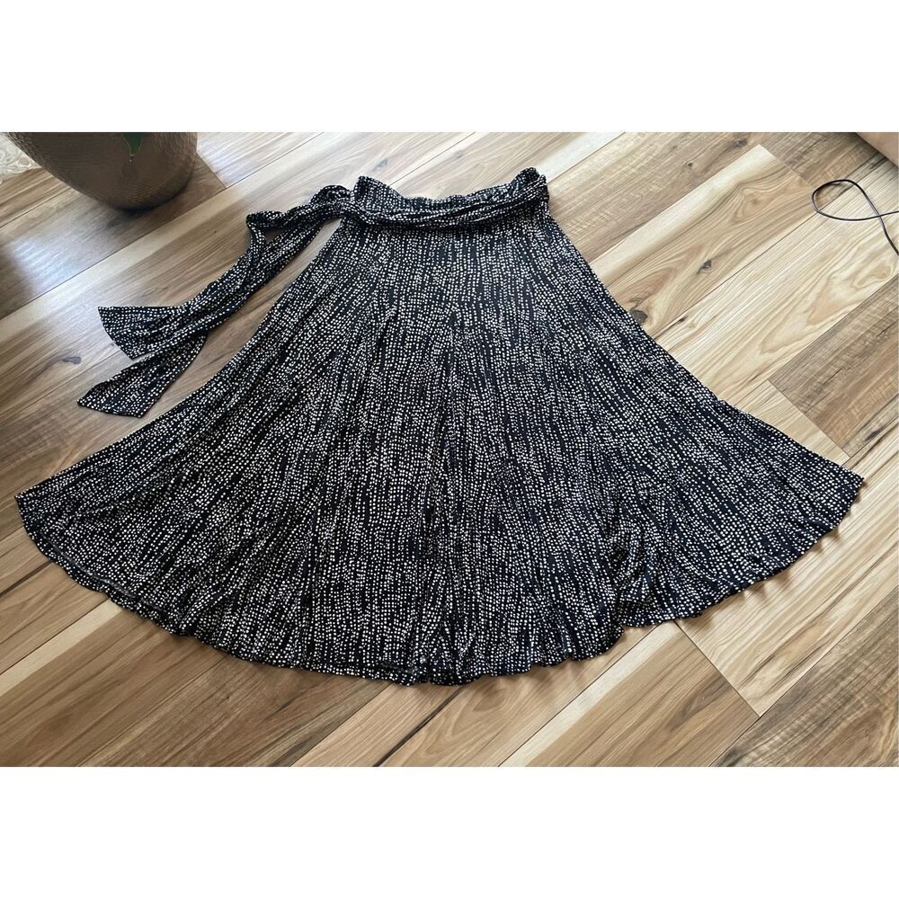 LAPIS boho chic maxi polka dots Skirt Size L